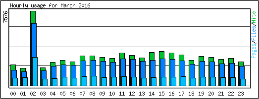 Hourly usage