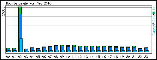 Hourly usage
