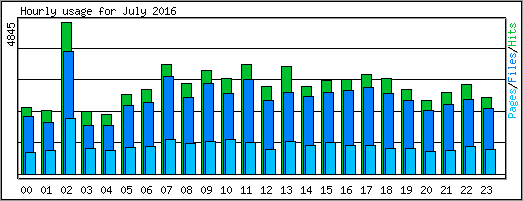 Hourly usage